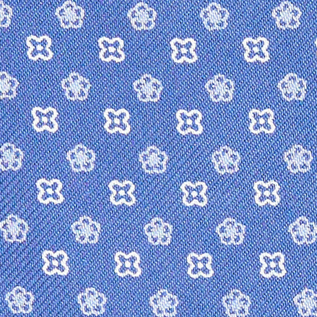 POWDER BLUE SILK ASCOT TIE