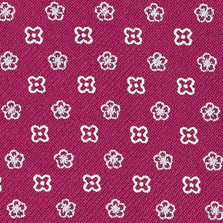 FUCHSIA SILK ASCOT TIE