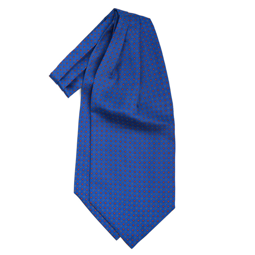BLUETTE SILK ASCOT TIE