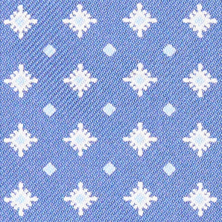 POWDER BLUE SILK ASCOT TIE