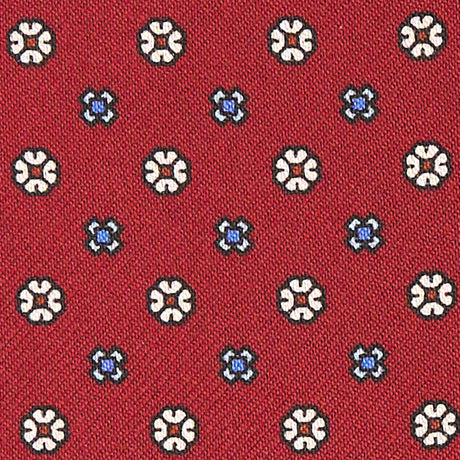 CRAVATTA ASCOT IN SETA BORDEAUX