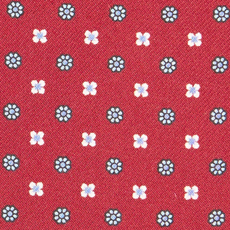 CRAVATTA ASCOT IN SETA BORDEAUX