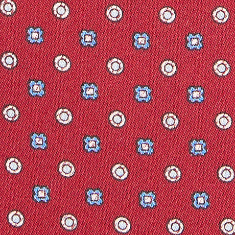 CRAVATTA ASCOT IN SETA BORDEAUX