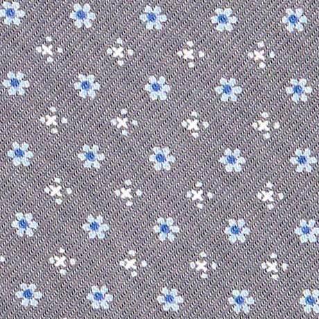 CRAVATTA ASCOT IN SETA GRIGIO SCURO