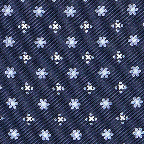 CRAVATTA ASCOT IN SETA BLU SCURO