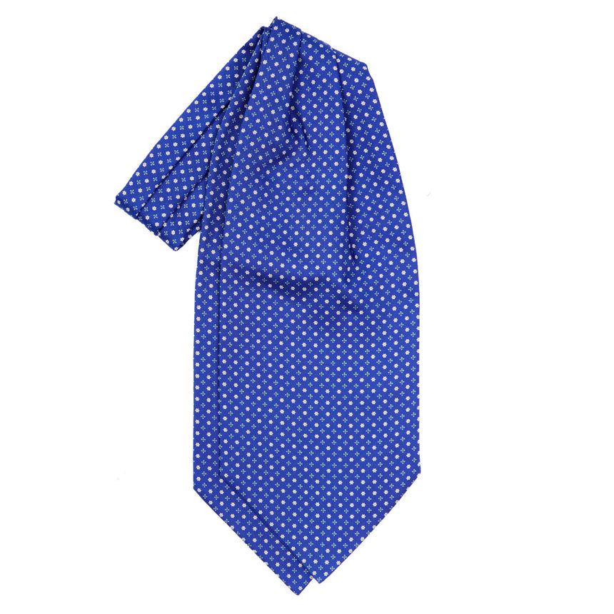 CRAVATTA ASCOT IN SETA BLUETTE
