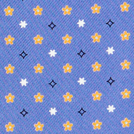 CRAVATTA ASCOT IN SETA AZZURRO POLVERE