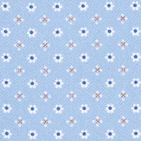 CRAVATTA ASCOT IN SETA AZZURRA