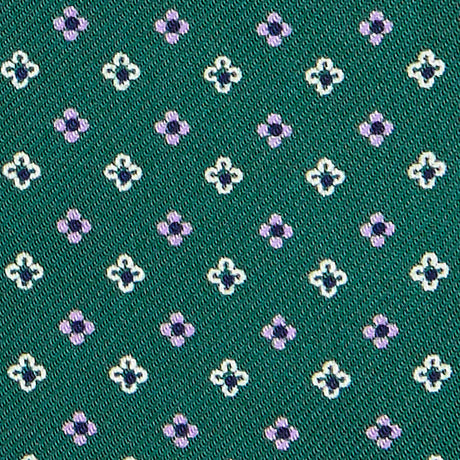 CRAVATTA ASCOT IN SETA VERDE SCURO