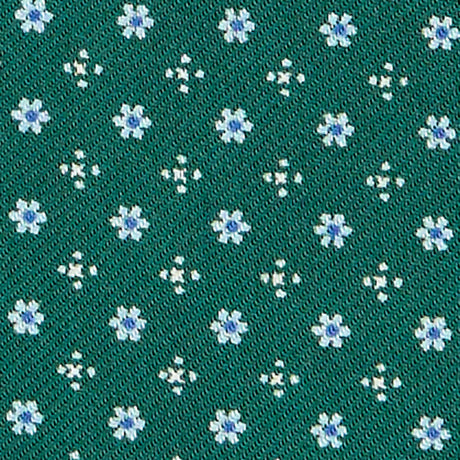 CRAVATTA ASCOT IN SETA VERDE SCURO