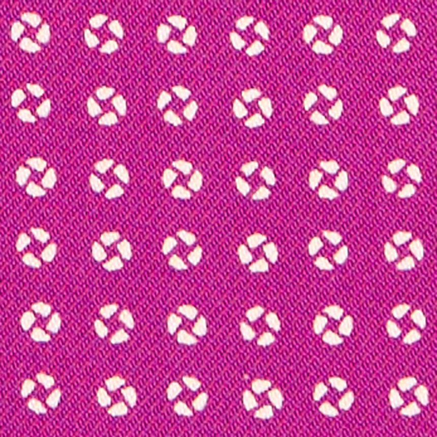 FUCHSIA SILK ASCOT TIE
