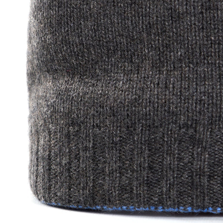 BERRETTO BICOLORE GRIGIO E AZZURRO POLVERE