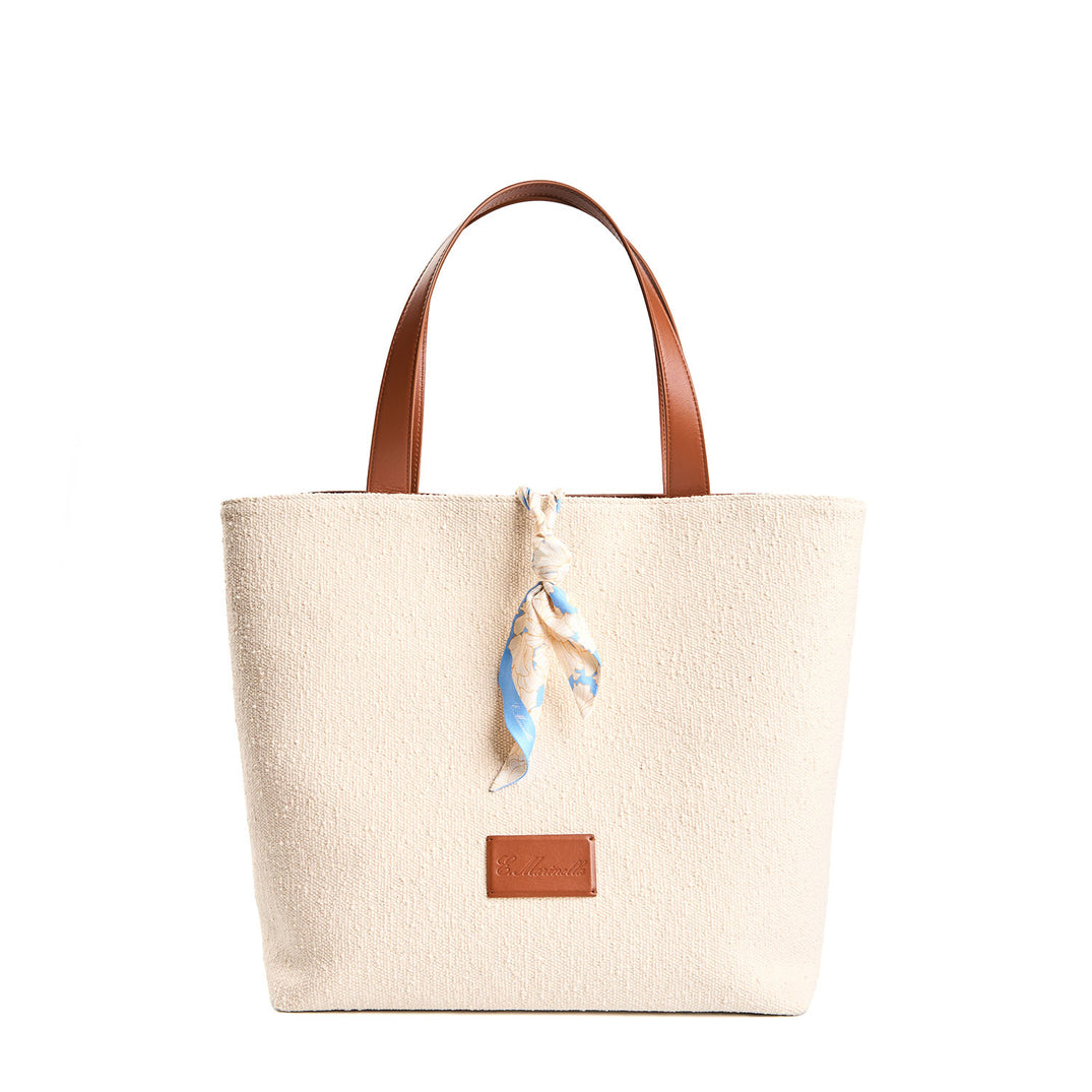 Elegant Quilted Ballerina Beach Bag