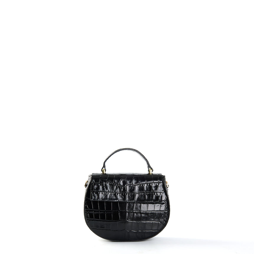 BLACK MINI CLEO BAG