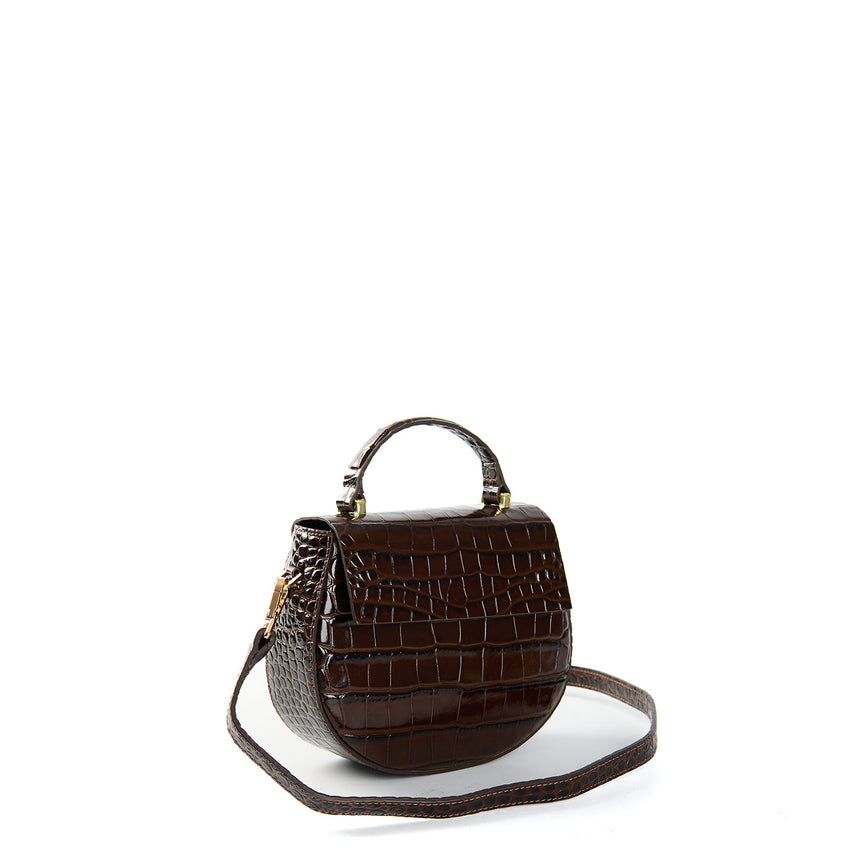 BURGUNDY MINI CLEO BAG