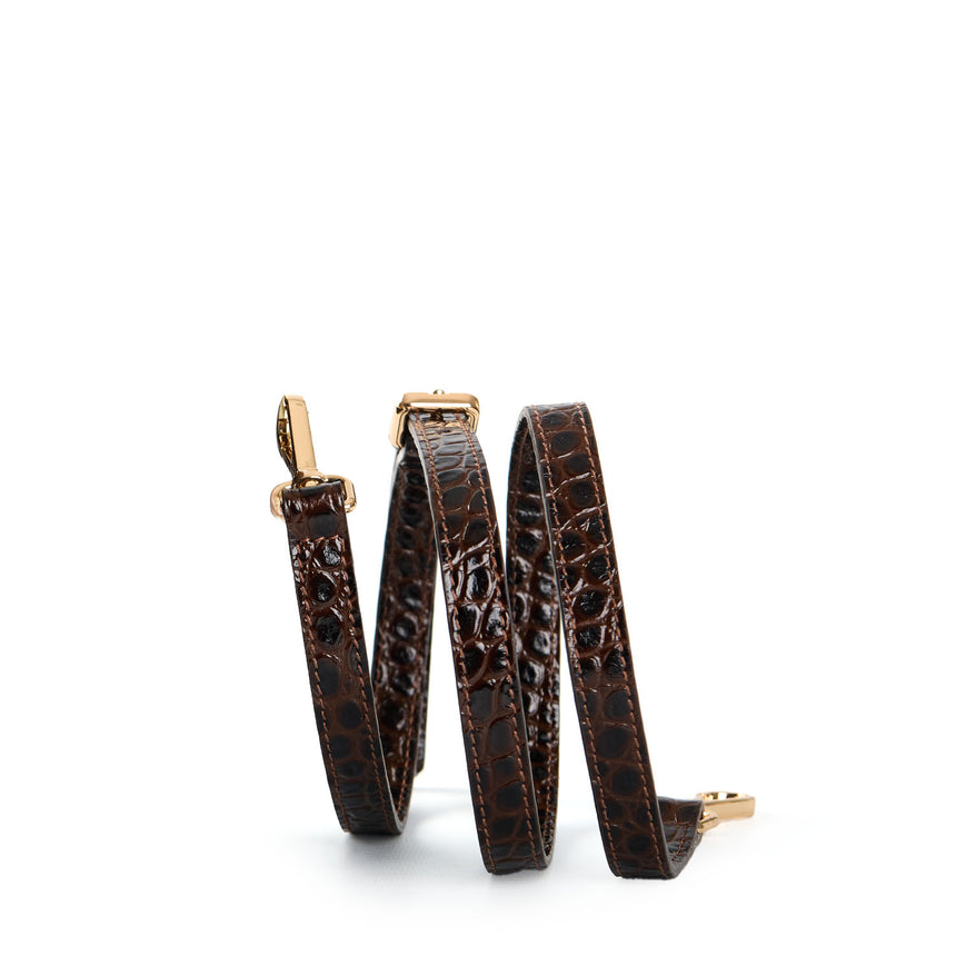 DARK BROWN MINI CLEO BAG