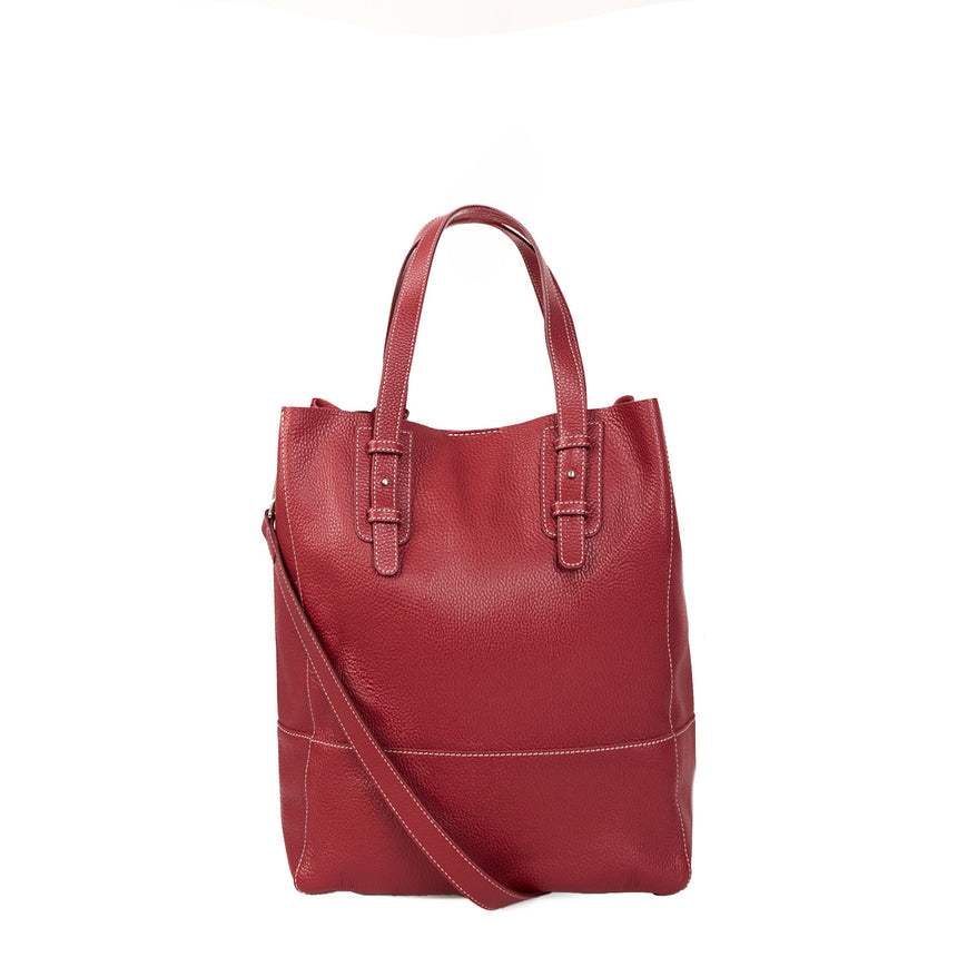 BURGUNDY SLOUCHY BAG