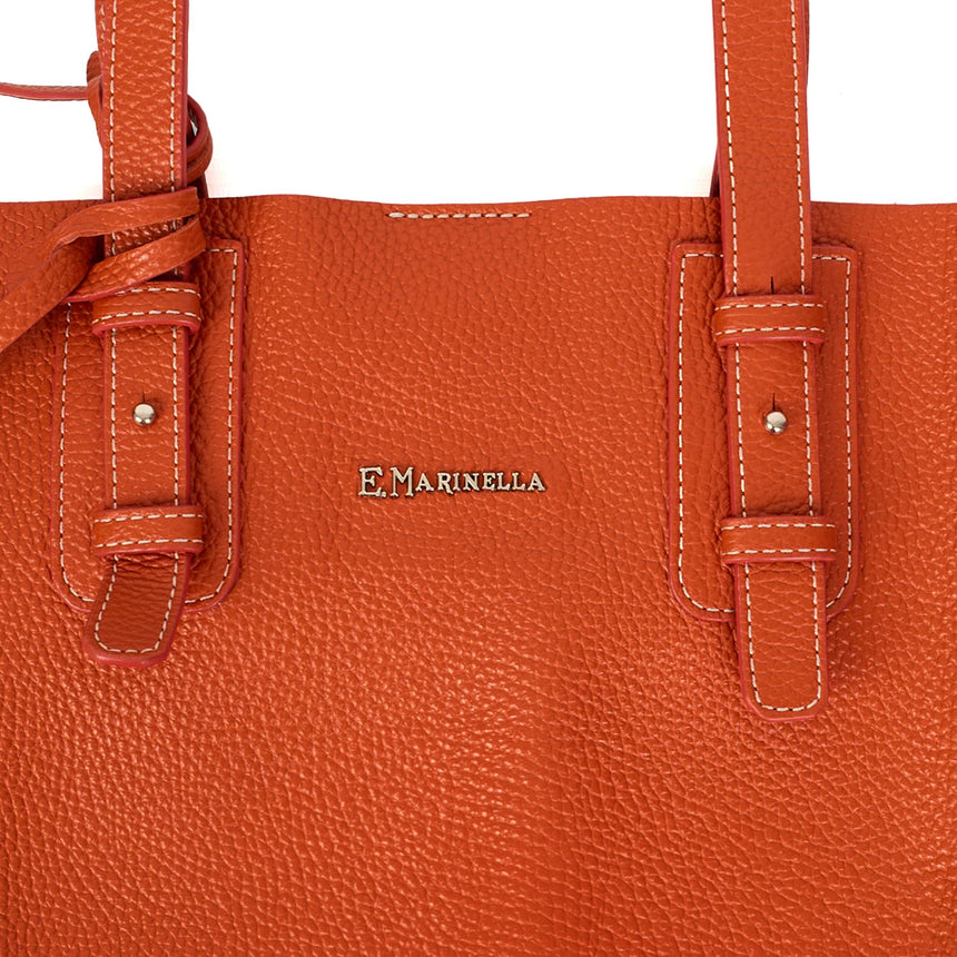 ORANGE SLOUCHY BAG