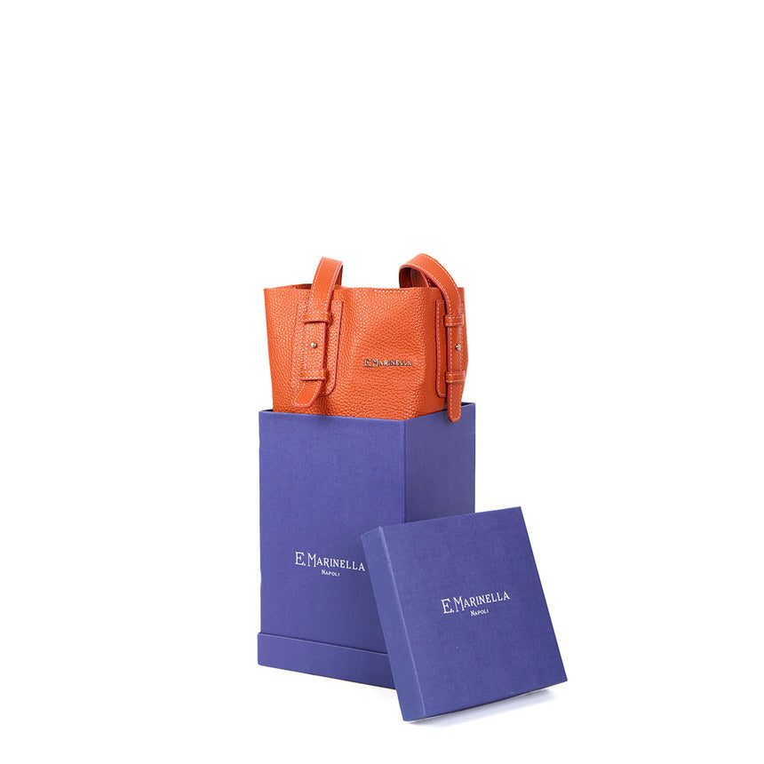 ORANGE SLOUCHY BAG