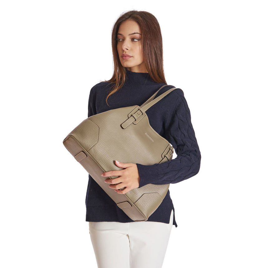 TAUPE TOTE BAG