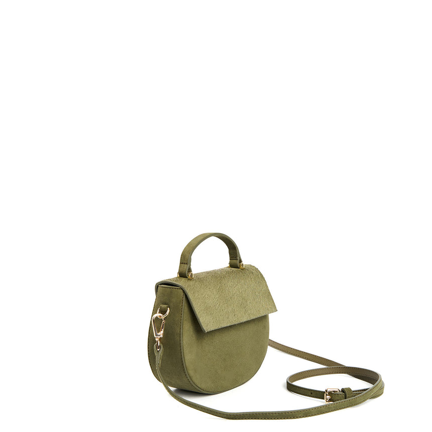 CHRISTMAS BOX WITH OLIVE GREEN MINI CLEO BAG