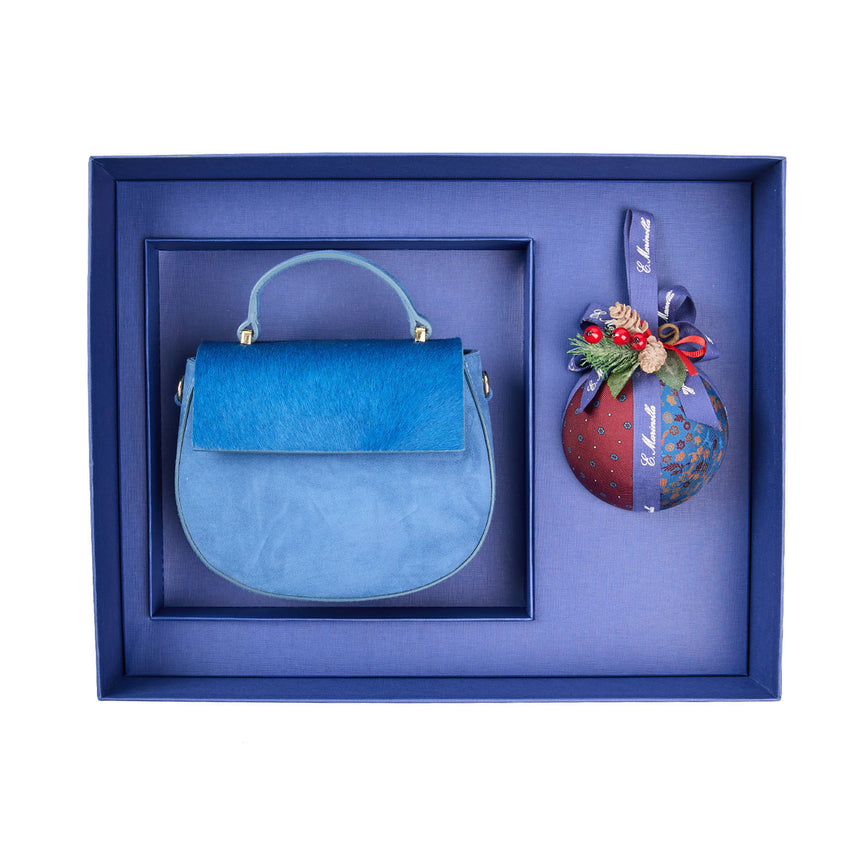 CHRISTMAS BOX WITH BLUETTE MINI CLEO BAG