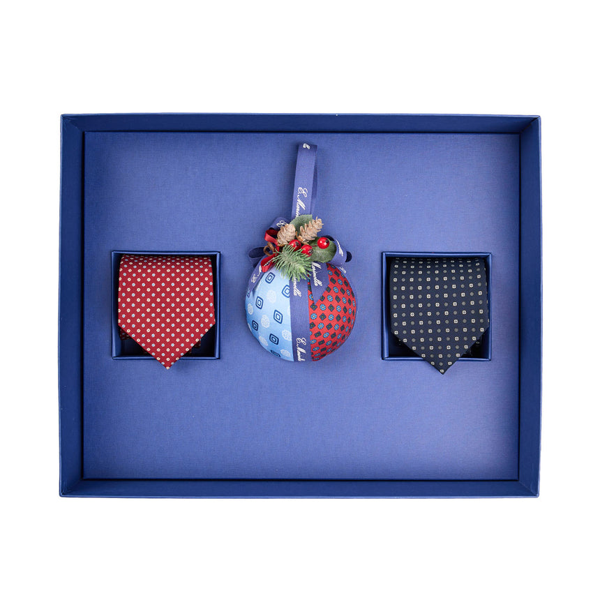 CHRISTMAS BOX WITH 2 CLASSIC TIES