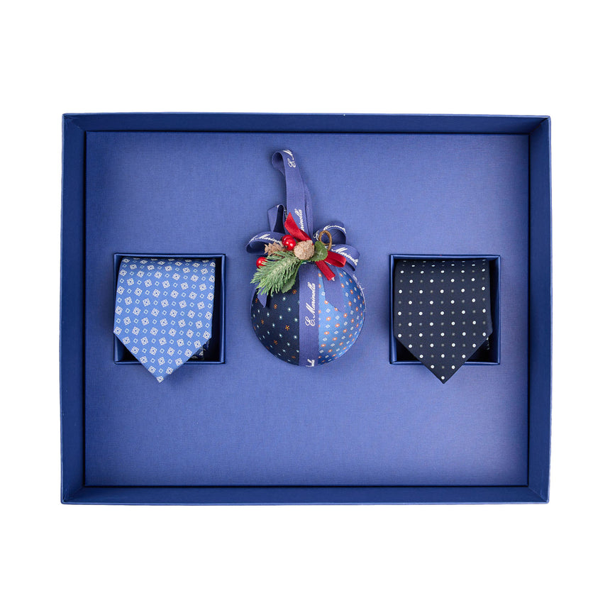 CHRISTMAS BOX WITH 2 CLASSIC TIES
