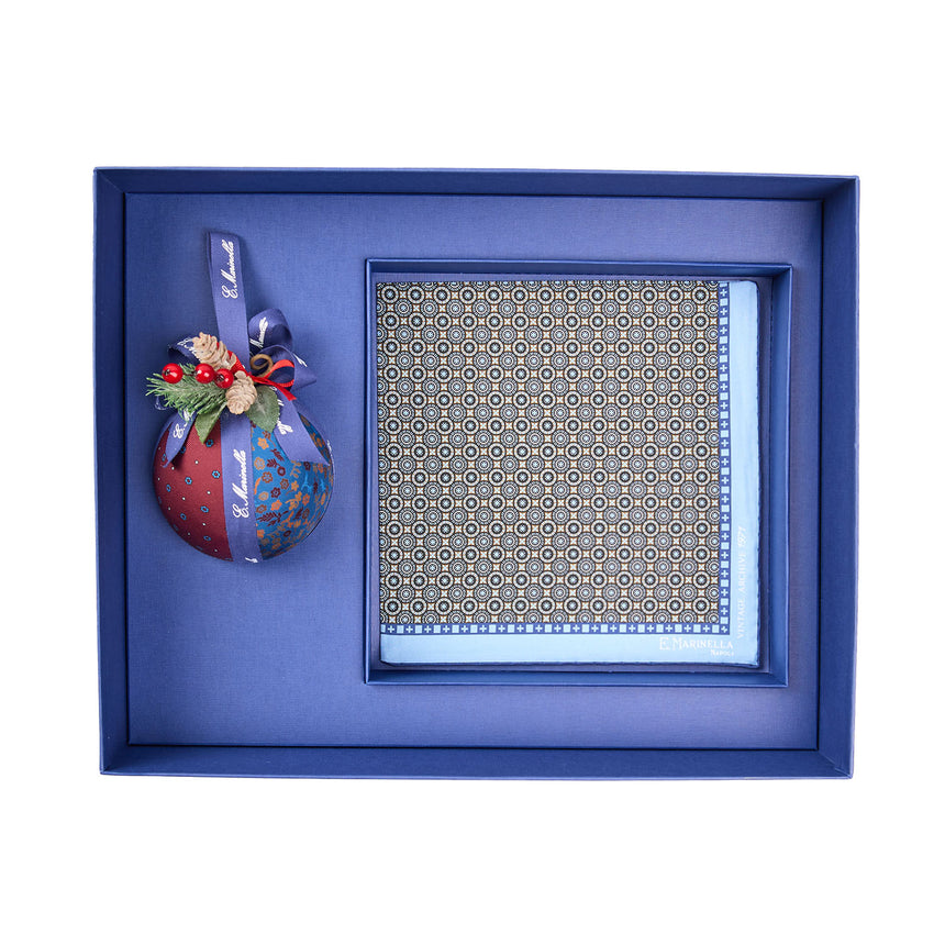 BOX DI NATALE CON POCHETTE DA TASCHINO