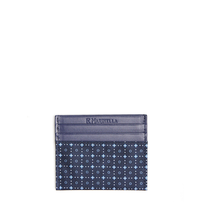 BOX DI NATALE CON PORTA CARTE E PORTACHIAVI BLU