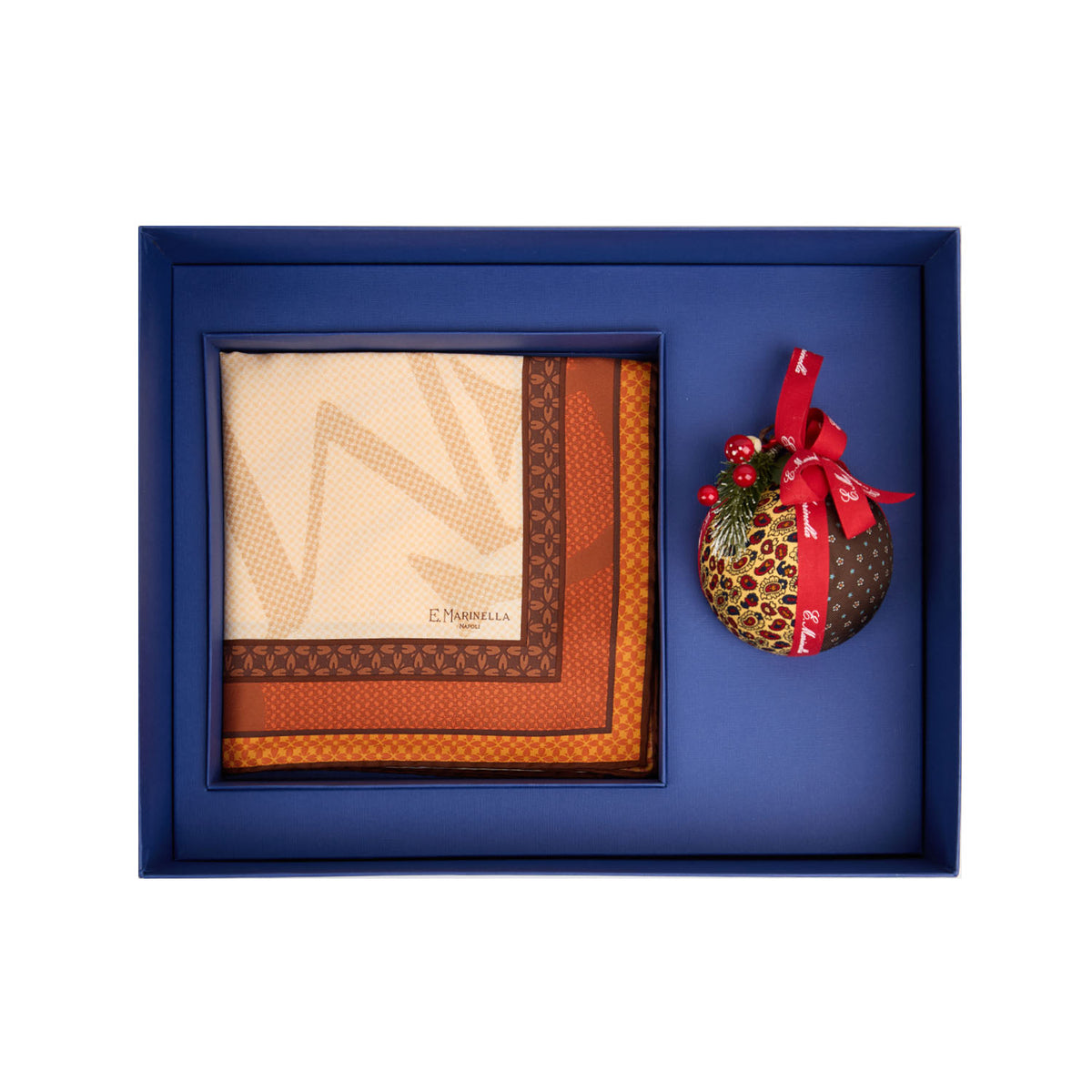 Create Your Elegant Allure Box - Silk Scarf 90 and Christmas Bauble