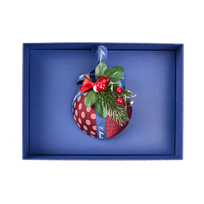 RED FESTIVE ORNAMENT