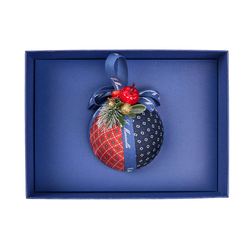 RED FESTIVE ORNAMENT