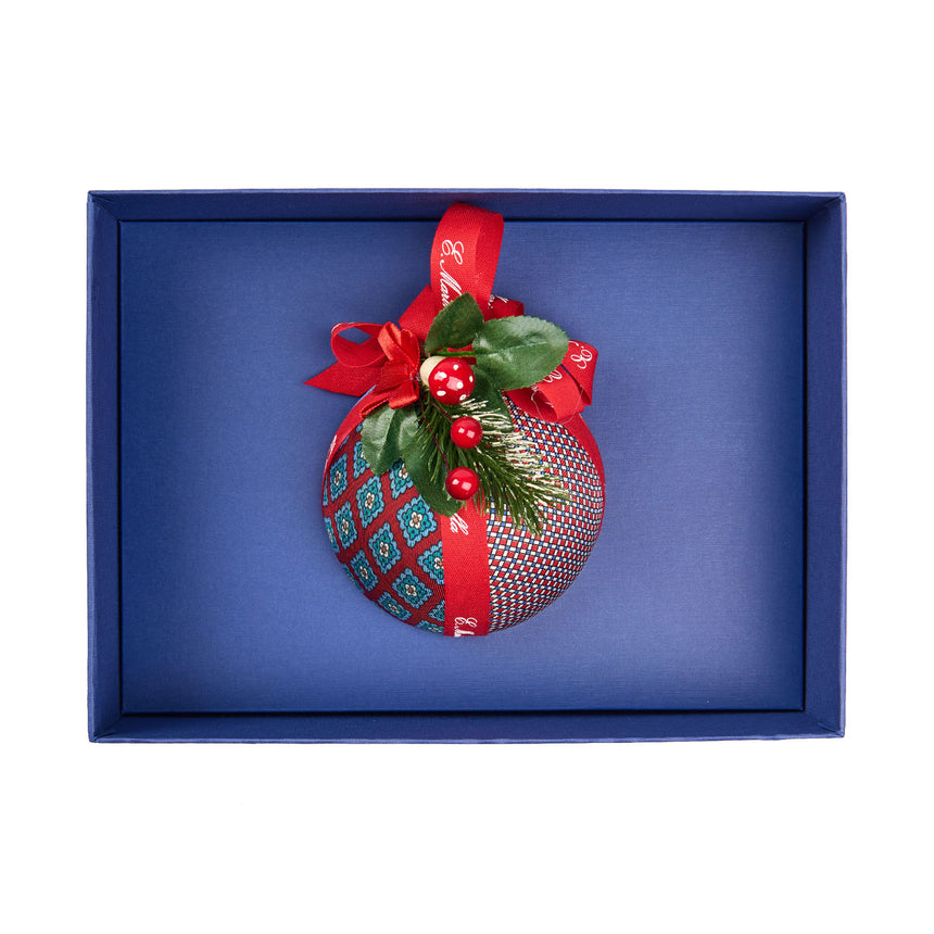 RED FESTIVE ORNAMENT