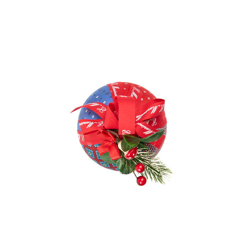 RED FESTIVE ORNAMENT