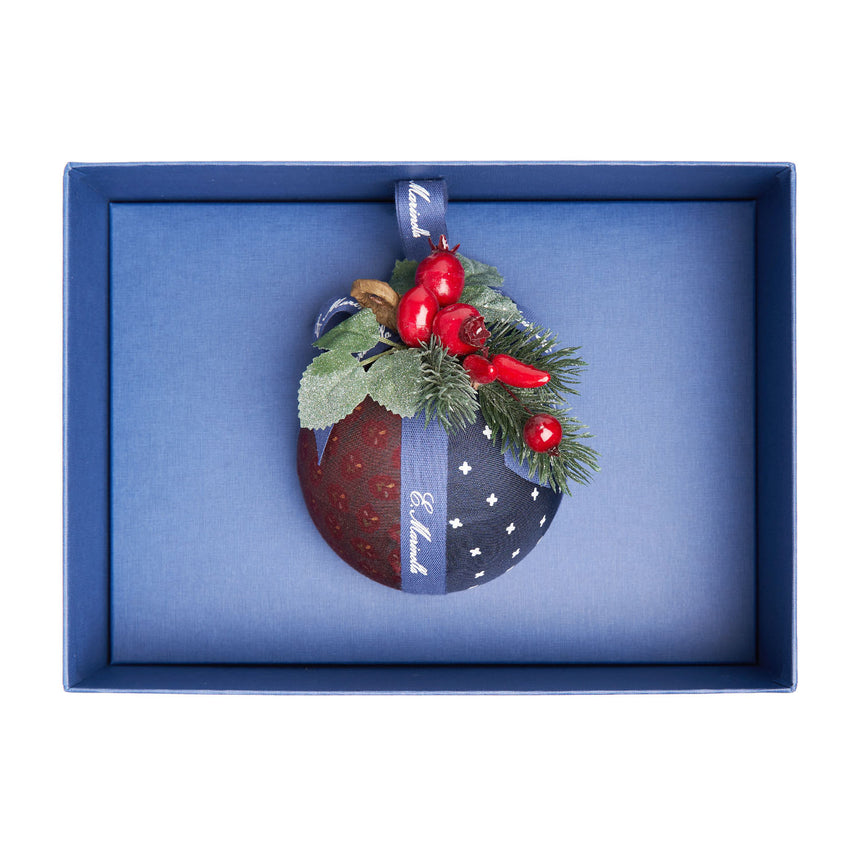 BURGUNDY FESTIVE ORNAMENT