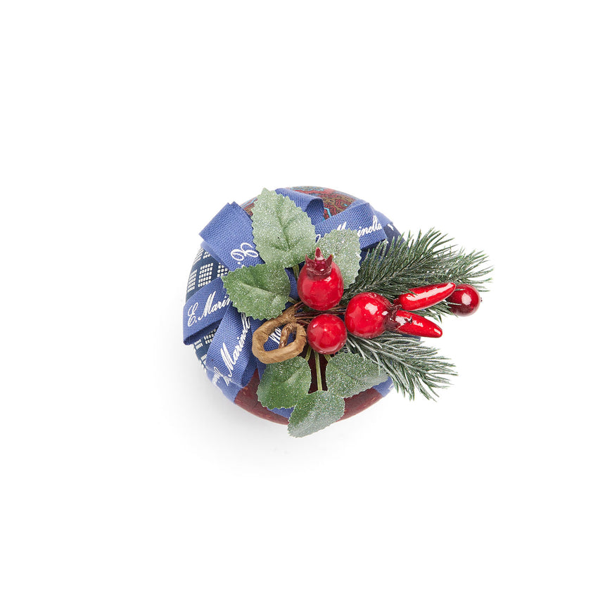 BURGUNDY FESTIVE ORNAMENT