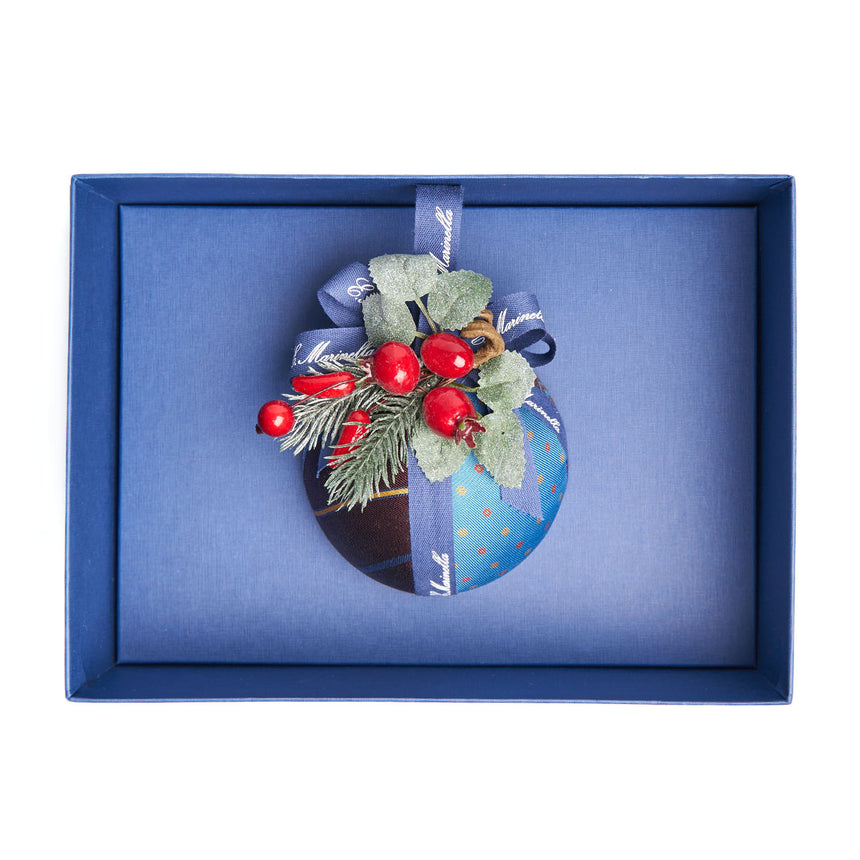 PALLINA DI NATALE AZZURRA