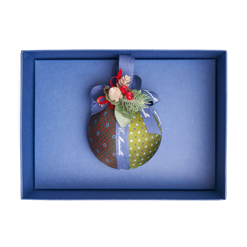 PALLINA DI NATALE VERDE OLIVA 