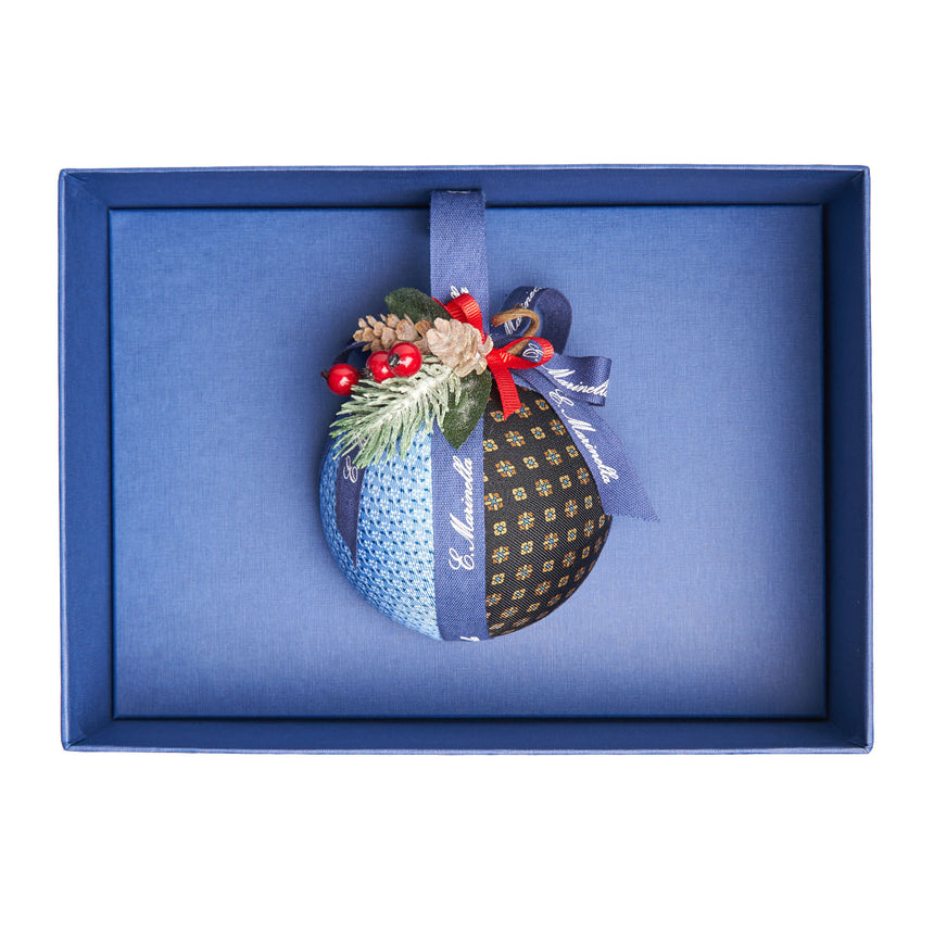 PALLINA DI NATALE AZZURRA