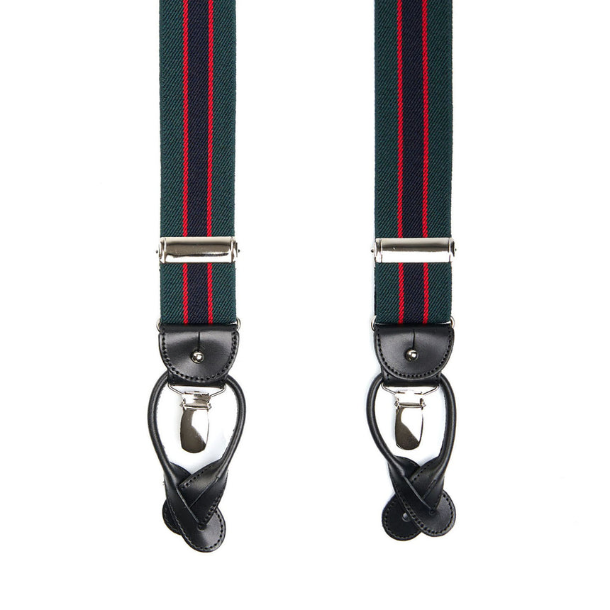 GREEN AND DARK BLUE BRACES
