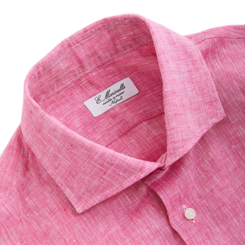 FUCHSIA LINEN SHIRT