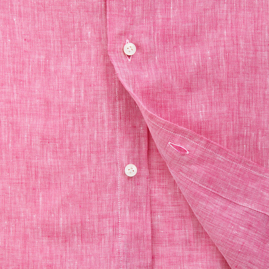 FUCHSIA LINEN SHIRT
