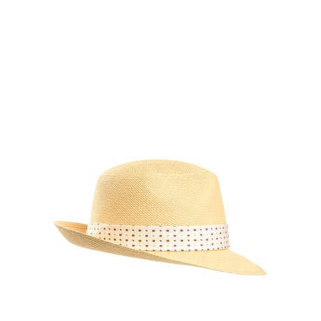 PANAMA FEDERICO MODEL WITH WHITE SILK BAND, 55 CM