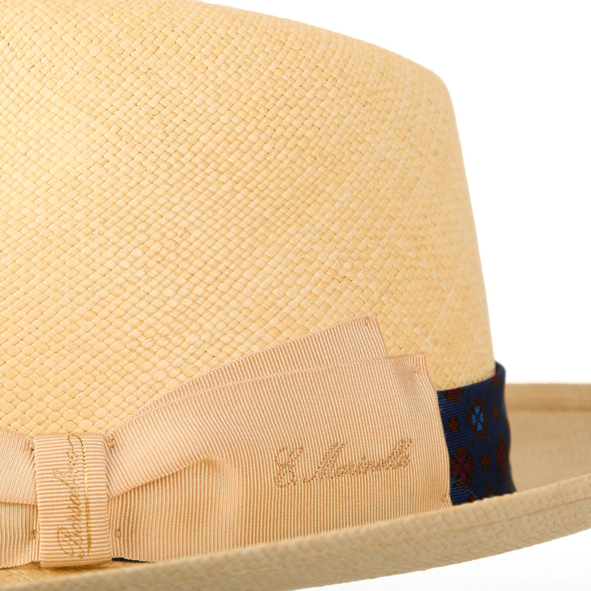 PANAMA FEDERICO MODEL WITH BLUE SILK BAND, 60 CM