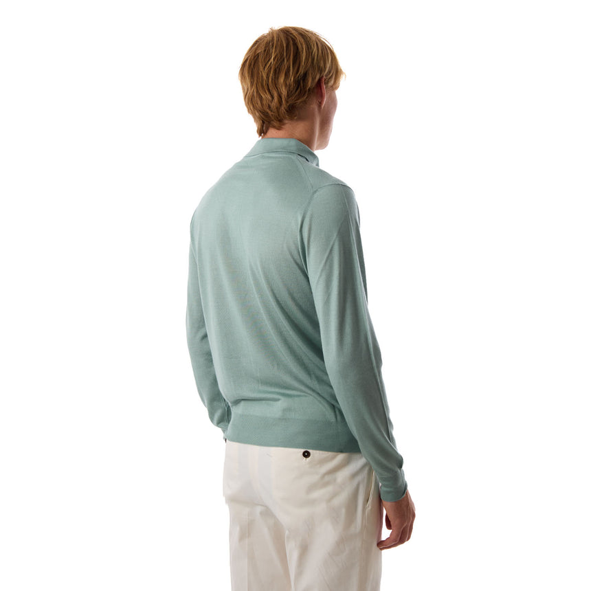 MAGLIA POLO VERDE CHIARO