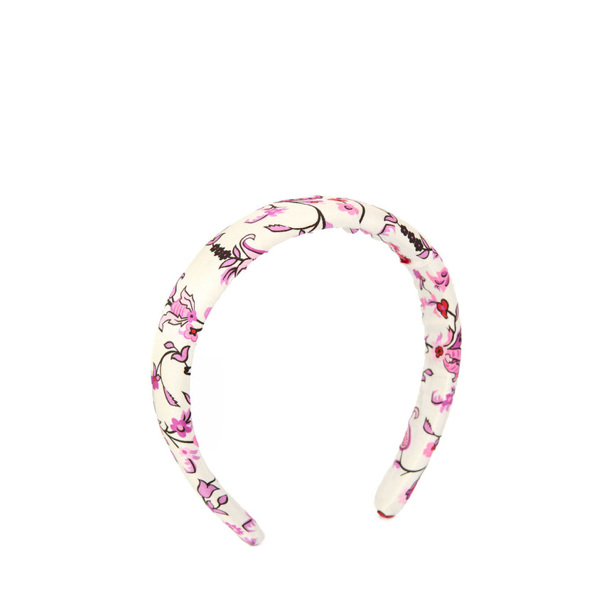 PINK SILK HEADBAND