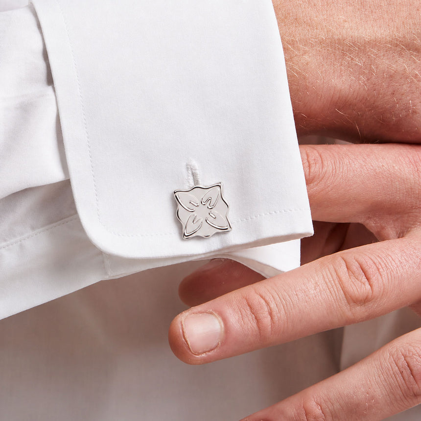 CUFFLINKS WITH FLOWERS ARCHIVIO COLLECTION