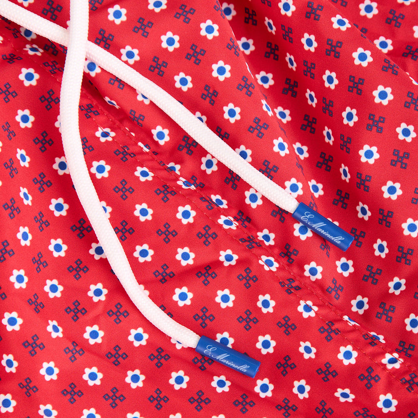 RED SWIM SHORTS