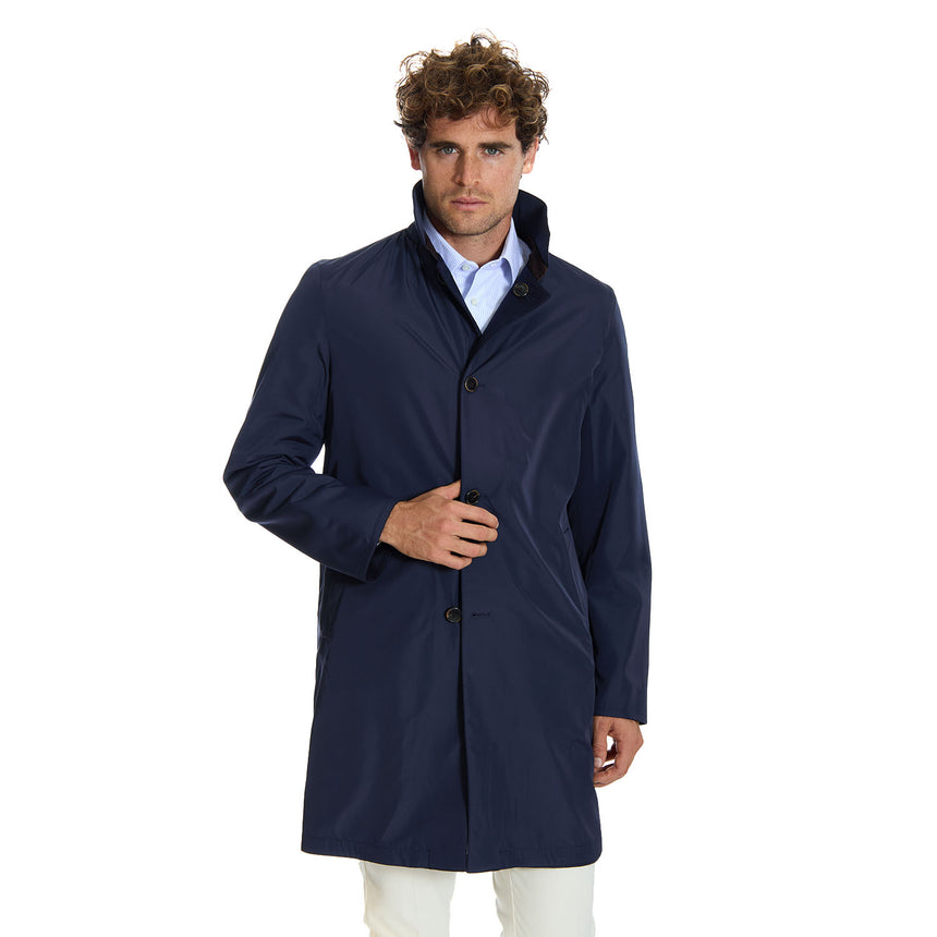 BLUE DOUBLE-FACED COAT